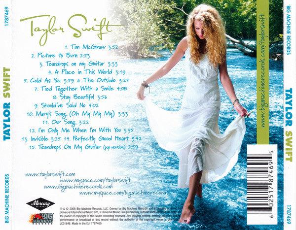 Taylor Swift : Taylor Swift (CD, Album, RE)