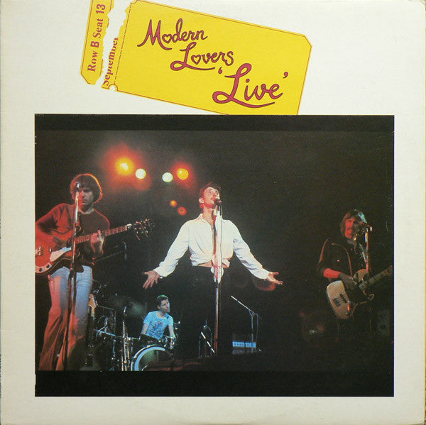 Modern Lovers* : Live (LP, Album)