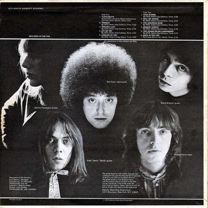 MC5 : Back In The USA (LP, Album, PR)