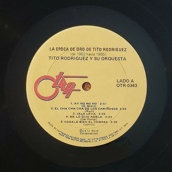 Tito Rodriguez Y Su Orquesta* : La Época De Oro De Tito Rodriguez Y Su Orquesta (1953 - 1955) (LP, Comp)