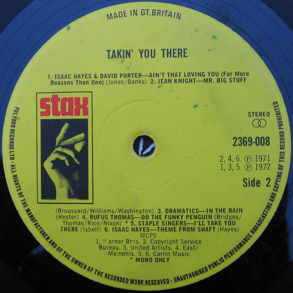 Various : Takin' You There (LP, Comp, Smplr, Gat)