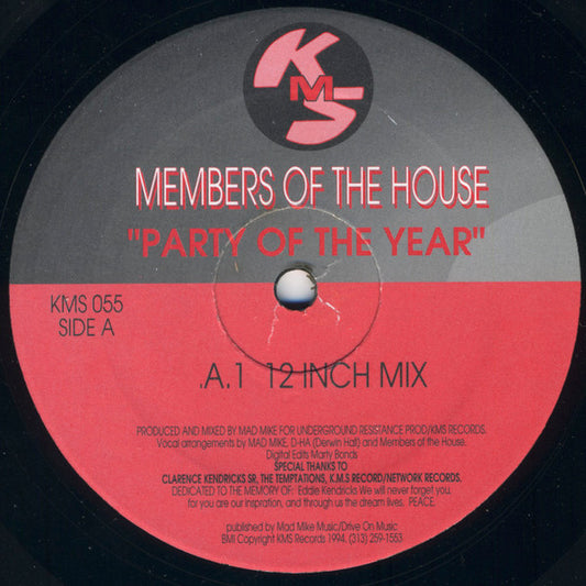 Members Of The House : Party Of The Year (2x12")