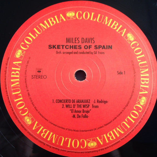 Miles Davis : Sketches Of Spain (LP, Album, RE, 180)