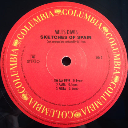 Miles Davis : Sketches Of Spain (LP, Album, RE, 180)