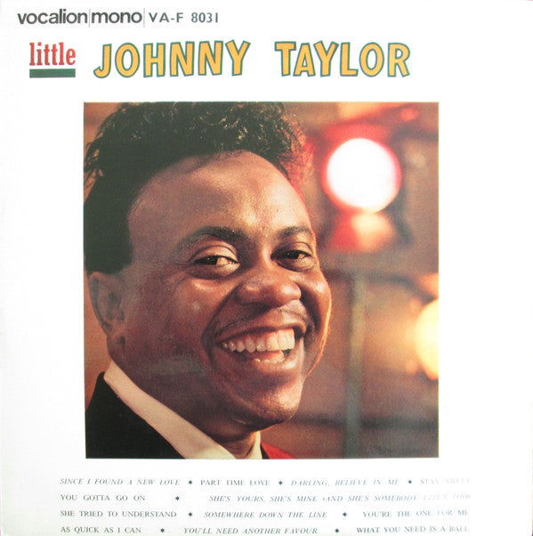 Little Johnny Taylor : Little Johnny Taylor (LP, Mono)