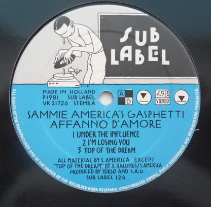 Sammie America's Gasphetti : Affanno D'Amore (12", MiniAlbum)