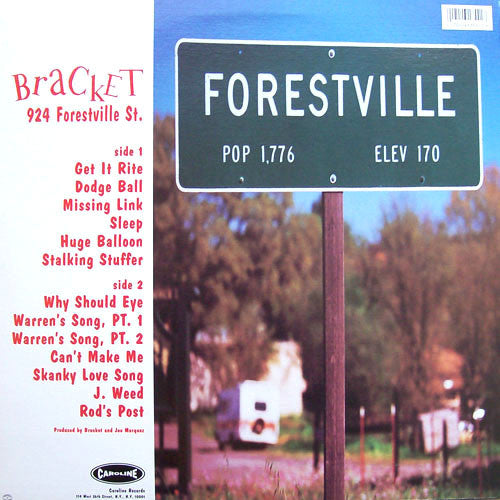 Bracket : 924 Forestville St. (LP, Album, Ltd, Red)