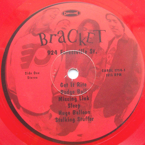 Bracket : 924 Forestville St. (LP, Album, Ltd, Red)