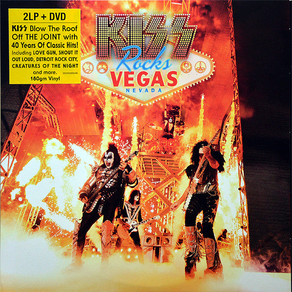 Kiss : Kiss Rocks Vegas (2xLP, Album + DVD-V)