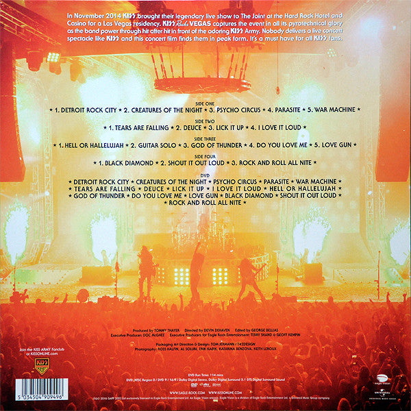 Kiss : Kiss Rocks Vegas (2xLP, Album + DVD-V)