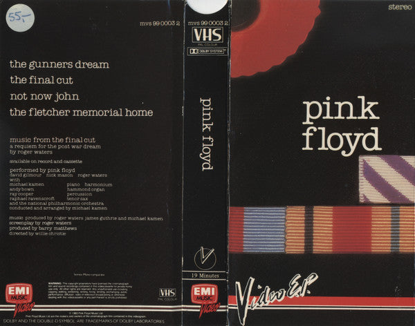 Pink Floyd : Pink Floyd (VHS, EP, PAL)
