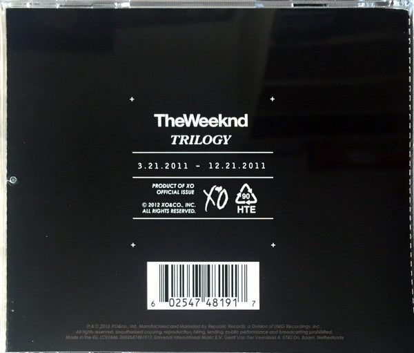 The Weeknd : House Of Balloons (CD, Album, Mixtape, RE)