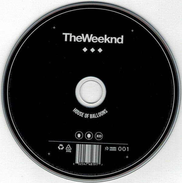 The Weeknd : House Of Balloons (CD, Album, Mixtape, RE)