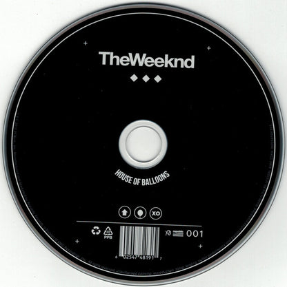 The Weeknd : House Of Balloons (CD, Album, Mixtape, RE)