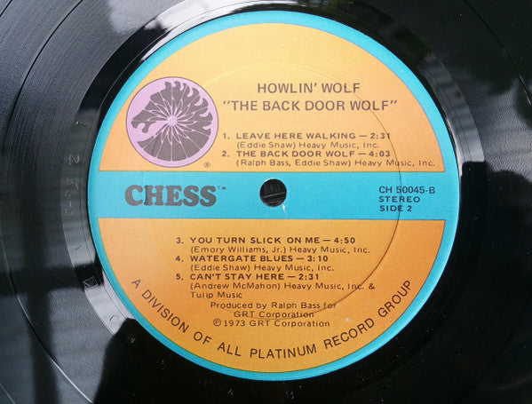 Howlin' Wolf : The Back Door Wolf (LP, Album, RE)