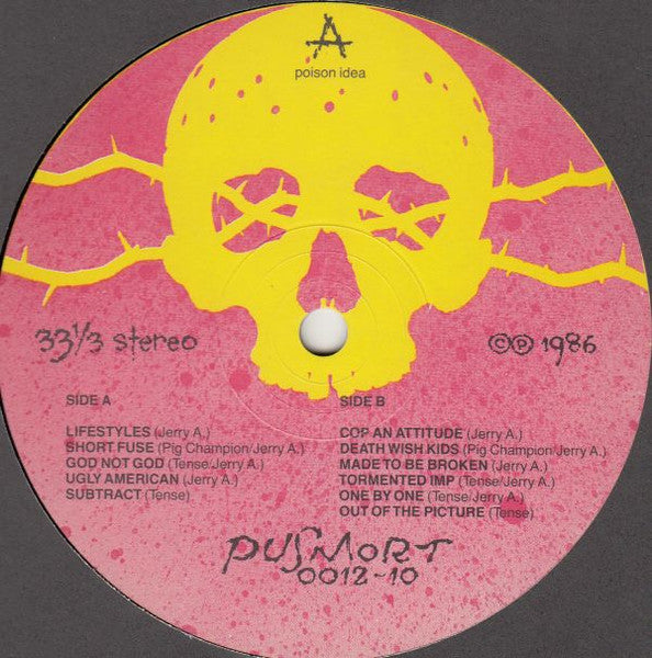 Poison Idea : Kings Of Punk (LP, Album)