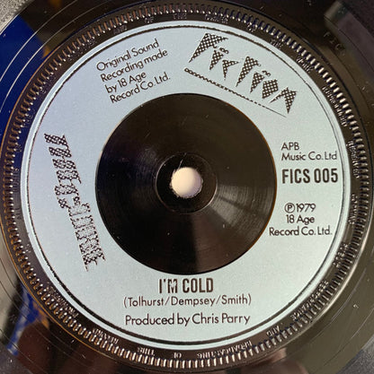 The Cure : Jumping Someone Else's Train (7", Single, Blu)