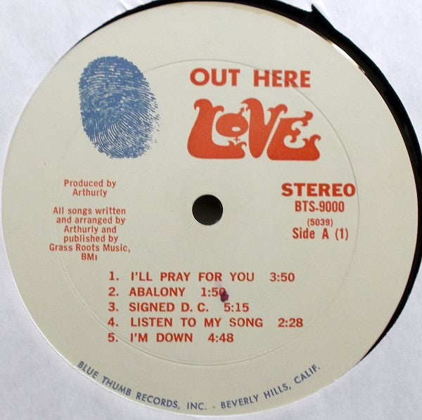 Love : Out Here (2xLP, Album, Mon)