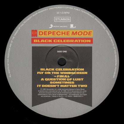 Depeche Mode : Black Celebration (LP, Album, RE, RM, Gat)