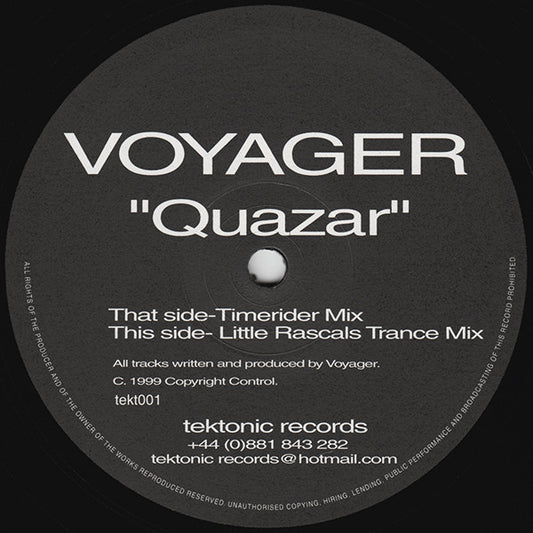 Voyager (16) : Quazar (12")