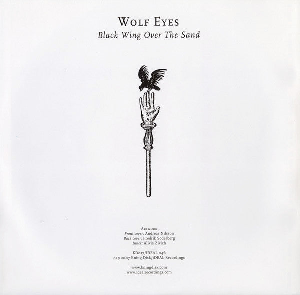 Wolf Eyes : Black Wing Over The Sand (LP, Ltd)