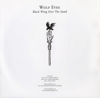 Wolf Eyes : Black Wing Over The Sand (LP, Ltd)