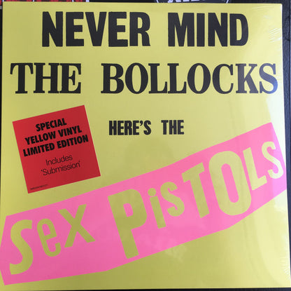 Sex Pistols : Never Mind The Bollocks Here's The Sex Pistols (LP, Album, Ltd, RE, Yel)