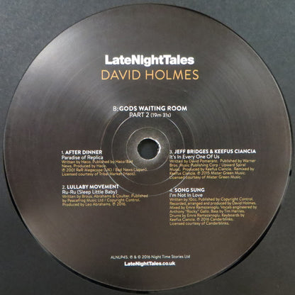 David Holmes : LateNightTales (2xLP, Comp, Ltd, Mixed, 180)
