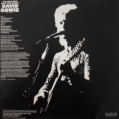 David Bowie : The Man Who Sold The World (LP, Album, RE)