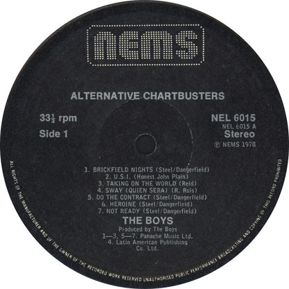 The Boys (2) : Alternative Chartbusters (LP, Album)