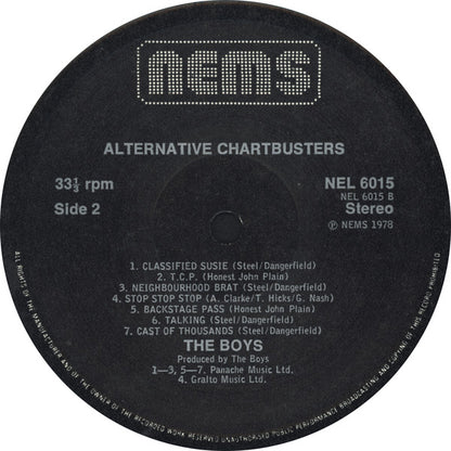 The Boys (2) : Alternative Chartbusters (LP, Album)