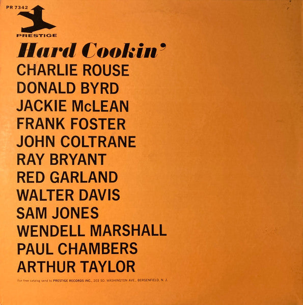 Art Taylor, Donald Byrd, Jackie McLean, Ray Bryant, Frank Foster, Charlie Rouse : Hard Cookin' (2xLP, Comp, Mono, Gat)