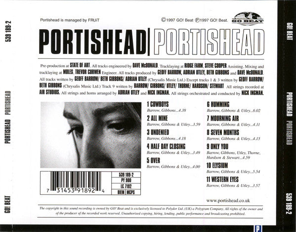 Portishead : Portishead (CD, Album, RE, Arv)