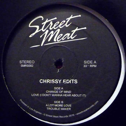 Chrissy : Chrissy Edits (12", EP, Unofficial)