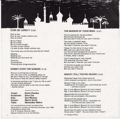 Monsoon : Ever So Lonely (7", EP)