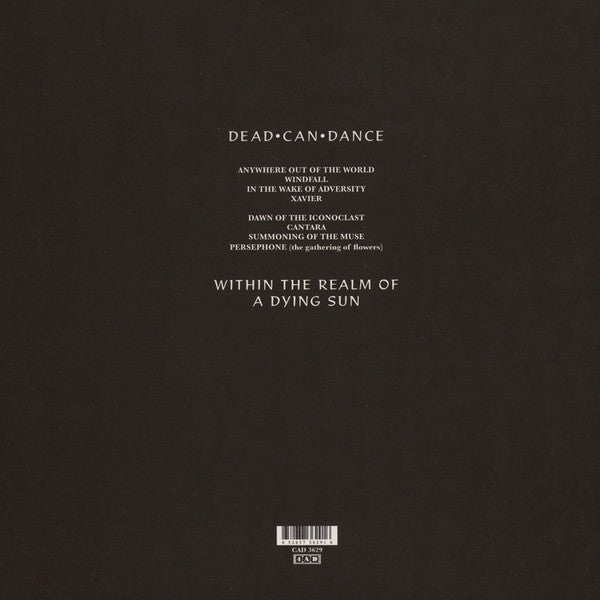 Dead Can Dance : Within The Realm Of A Dying Sun (LP, Album, RE, RM)