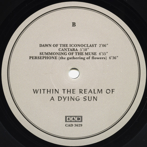 Dead Can Dance : Within The Realm Of A Dying Sun (LP, Album, RE, RM)