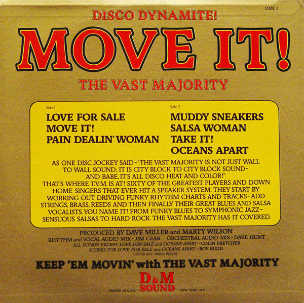 The Vast Majority : Move It! (LP, Album)