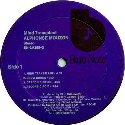 Alphonse Mouzon : Mind Transplant (LP, Album)