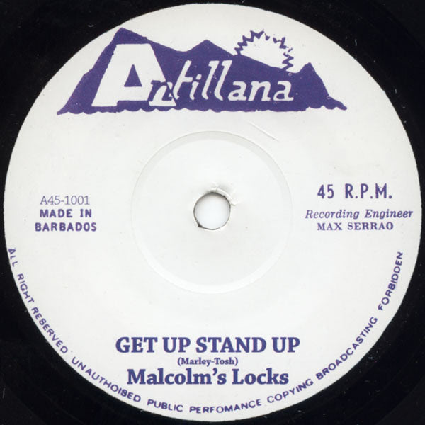 Esquires* / Malcolm's Locks : Think / Get Up Stand Up (7", Unofficial)