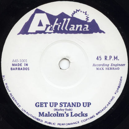 Esquires* / Malcolm's Locks : Think / Get Up Stand Up (7", Unofficial)