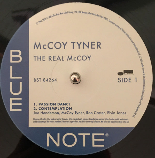 McCoy Tyner : The Real McCoy (LP, Album, RE, 180)