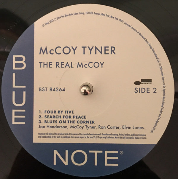 McCoy Tyner : The Real McCoy (LP, Album, RE, 180)