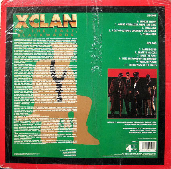 X-Clan : To The East, Blackwards (LP, Album, Ltd)