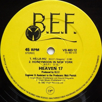 Heaven 17 : At The Height Of The Fighting (He-La-Hu!) (12", Single)