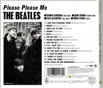 The Beatles : Please Please Me (CD, Album, Enh, RM, RP)