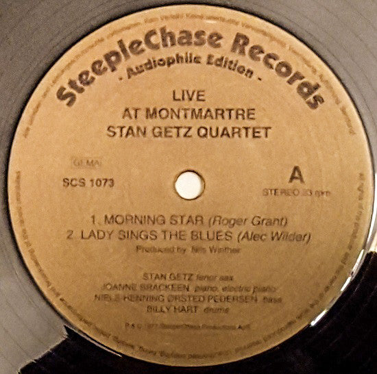 Stan Getz Quartet feat. Niels-Henning Ørsted Pedersen : Live At Montmartre (2xLP, Album, RE, 180)