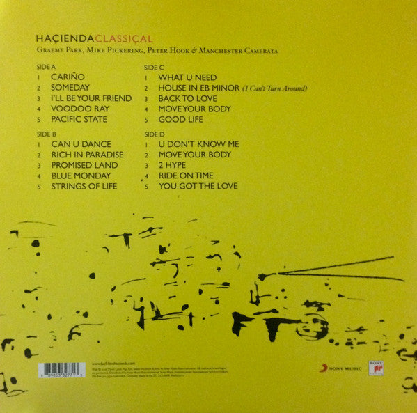 Graeme Park, Mike Pickering, Peter Hook, Manchester Camerata* : Hacienda Classical (2xLP)