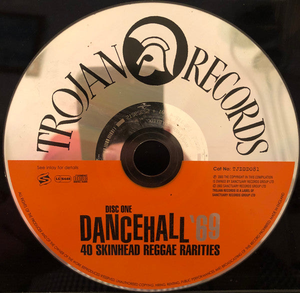 Various : Dancehall '69 (40 Skinhead Reggae Rarities) (2xCD, Comp)