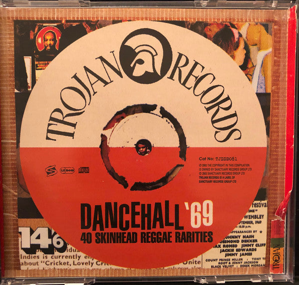 Various : Dancehall '69 (40 Skinhead Reggae Rarities) (2xCD, Comp)